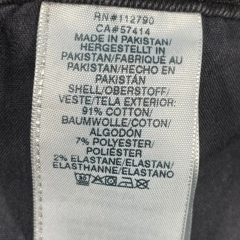 True Religion Black Skinny Jeans Horseshoe Stitching Mens Size 34